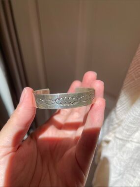 Sterling children’s cuff bracelet